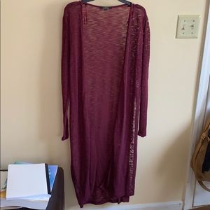 Cute long cut cardigan